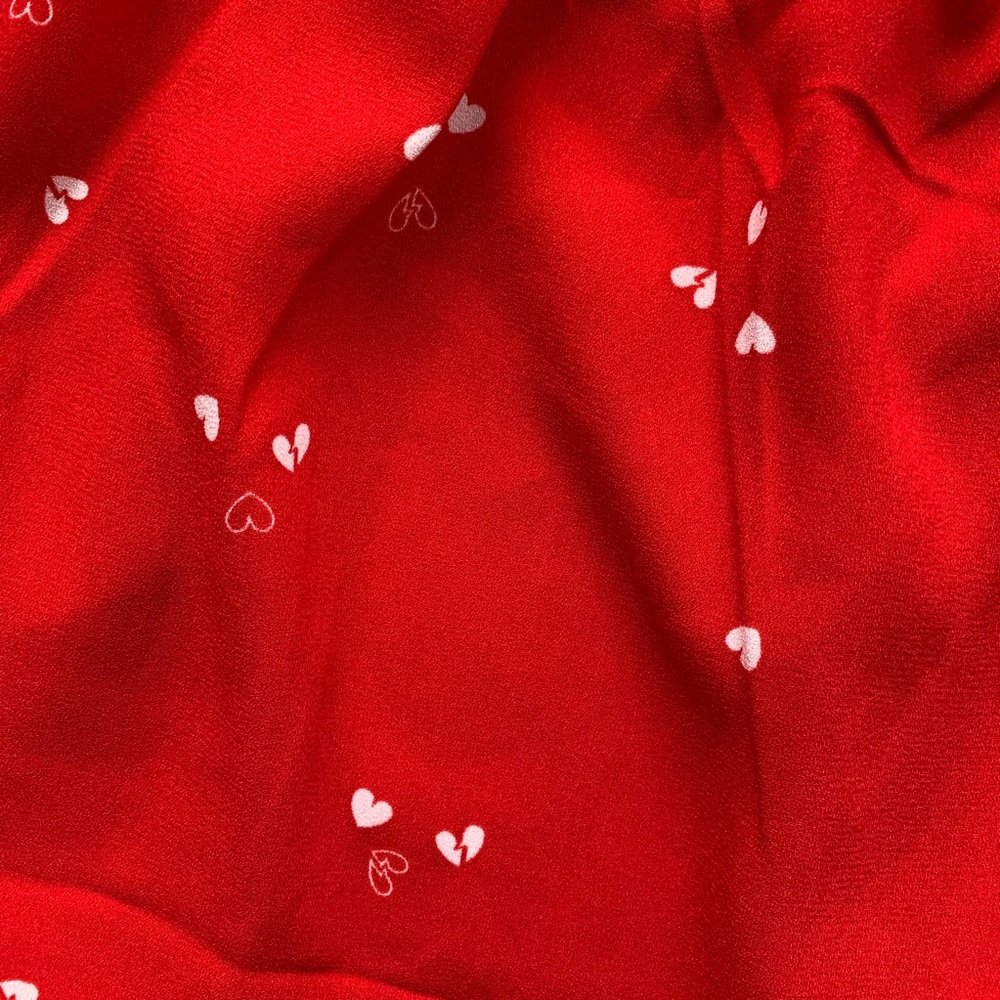 NWT Nordstrom Abound Heart printed midi skirt - Picture 6 of 8